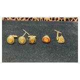 Gold Fill President Club Cuff Link & Tie Pin plus
