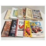 Group of cookbooks