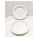 Lot of 2 Wilton stoneware 9' pie plates