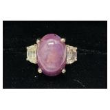 D'Joy 925 Cocktail Ring with Gemstones Size 5.75