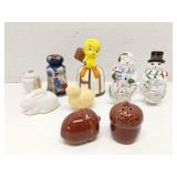 Group of salt pepper shaker