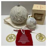 Group of Vtg Special Christmas Balls Ornaments