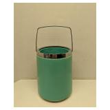 Aqua blue ice bucket