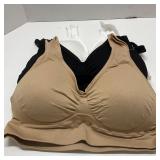 3 Padded Multi Color Size XS/S Bras Removeable Pad