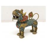 Vintage Foo Dog Lion Incense Burner