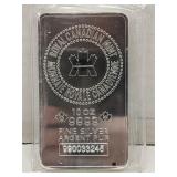 10 oz Royal Canadian Mint .9999 Silver Bar
