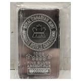 10 oz Royal Canadian Mint .9999 Silver Bar
