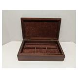 Wood table top jewelry box