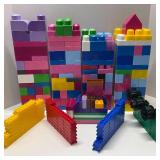 Group of Mega Blocks & Lego Duplo Bricks