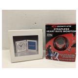 Bowflex Heart Rate Monitor & IS clock silverplate