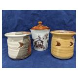 Lot of 3 votive candle holders