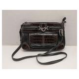 Brighton black & brown leather purse