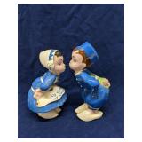 Vintage Porcelain Dutch Kissing Boy and Girl