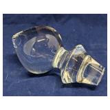 Glass decanter stopper