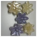 Lot of 5 Flower Shaped Candle Floaters