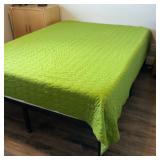 Lightweight Lime Green Quilt 86' x 86'