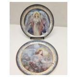 (2) Lenox On Loving Wings collector plates