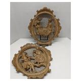 Universal Statuary Courting Couples plaques