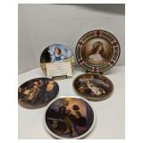 Group of collector plates - Shirley Temple &