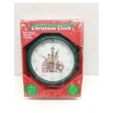 Christmas Carol Christmas Clock, new