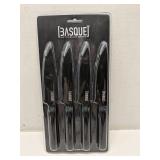 Basque 4 piece Steak Knife set, new
