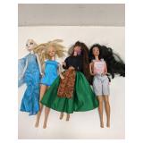 Group of fashion dolls