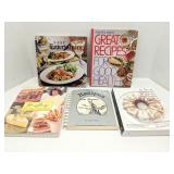 Group of cookbooks