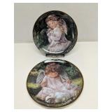 (2) Bradford Heavens Little Sweethearts plates