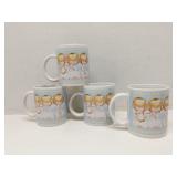 Set of 4 Hallmark angel mugs/cups