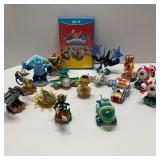 Group of Skylander Character and Video Game