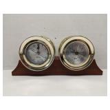 Gemini Desktop Clock & Barometer