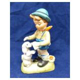 Royal Crown Japan - Boy with Dog figurine