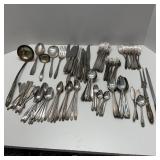 132 pieces Prelude Nickel Silver Plate Flatware