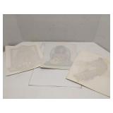 Vintage 70s Heat Transfers - Boston, BJ & Bear,