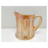Atlas Marigold Carnival Glass Creamer Pitcher