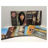 Lot of 10 vintage Country vinyl records