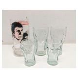 Group of collector glasses: Coca-Cola & Star Trek