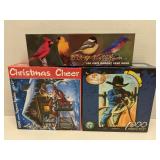 Birds memory game & 2 puzzles