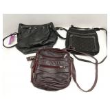 Lot of 3 women's purses