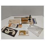 Group of vintage Dietzgen drafting tools