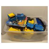 Tote full of Rokenbok construction toys