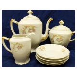Limoge France Tea Set, Pillorget Cognac