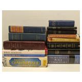 Group of Bibles and religious books