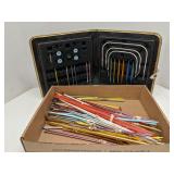 Flat of knitting needles