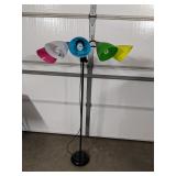 Color 5 light floor lamp - works