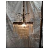 Vintage chandelier / swag lamp - works