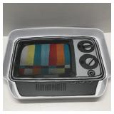 RE Melamine Serving Tray Retro TV Design