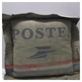 Poates PIllow Wintage Look French Postal Mail Sack