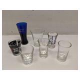 Lot of 7 shot glasses