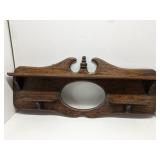 36' solid wood decorative shelf